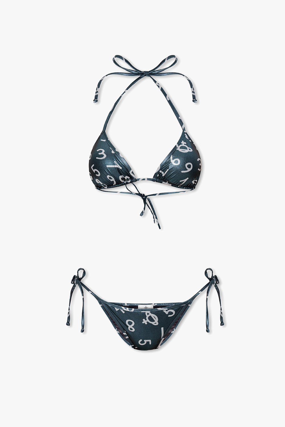 【VIVIENNE WESTWOOD】Triangle Bikini トライアングルビキニ Multicolor Triangle Bikini by Vivienne Westwood on Sale